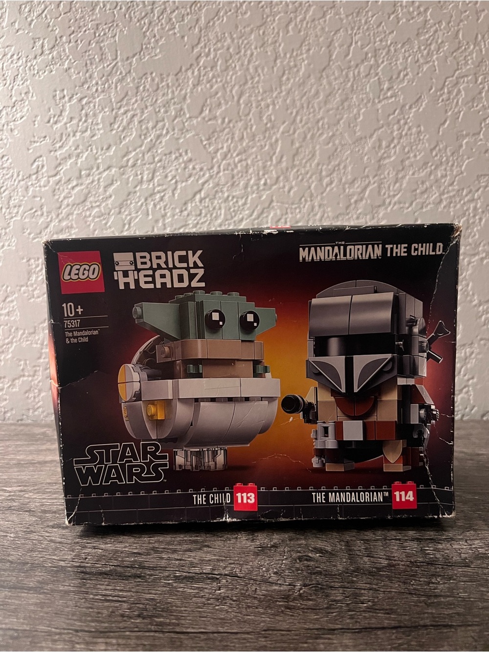 LEGO Star Wars BrickHeadz The Mandalorian & The Child 75317 New Sealed
